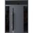 Front Exterior Prehung Steel Door / Ronex 1011 Grey 96" / 2 Sidelight and Transom Window Sidelite / Stainless Inserts Entry Metal Modern Painted W16+36+16" x H96+16" Right hand Inswing Gray