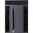 Front Exterior Prehung Steel Door / Ronex 1011 Grey / 2 Sidelight and Transom Window Sidelite / Stainless Inserts Entry Metal Modern Painted W14+36+14" x H80+16" Right hand Inswing Gray