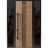 Front Exterior Prehung Steel Door / Ronex 1055 Teak 96" / 2 Sidelight Exterior Windows Sidelites/ Entry Metal Modern Painted W14+36+14" x H96" Right hand Inswing Oak