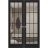 Hidden Double Doors | Felicia 3355 White Silk Concealed Metal Frame 36" x 80" (2* 18x80) Left-hand Inswing Black Matte