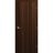 Firerated 90 Min Interior Door | 1888 Primed White | Single Flush Panel Metal Frame Handle 30" x 84" Left-hand Outswing Chocolate Ash