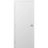 Firerated 90 Min Interior Door | 1888 Chocolate Ash | Single Flush Panel Metal Frame Handle 30" x 80" Right-hand Inswing Primed White