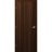 Firerated 90 Min Interior Door | 1888 Chocolate Ash | Single Flush Panel Metal Frame Handle 30" x 80" Right-hand Inswing Chocolate Ash