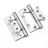 Non-mortised Hinges for Door 2 PCS Black Chrome