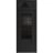 Front Exterior Prehung Aluminum Door / Iron 0101 Black / Entry Steel Metal Classic Painted 36 x 96 (36" x 80+16")-Right-hand Inswing Black