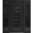 Front Exterior Prehung Aluminum Door / Iron 0188 Black / Entry Steel Metal Classic Painted 64 x 80 (16+36+16" x 80")-Right-hand Inswing Black