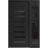 Front Exterior Prehung Aluminum Door / Iron 0188 Black / Entry Steel Metal Classic Painted 48 x 80 (36+12" x 80")-Right-hand Inswing Black