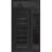 Front Exterior Prehung Aluminum Door / Iron 0188 Black / Entry Steel Metal Classic Painted 48 x 96 (36+12" x 80+16")-Right-hand Inswing Black