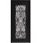 Front Exterior Prehung Aluminum Door / Iron 1601 Black / Entry Steel Metal Classic Painted 36 x 80 (36" x 80")-Right-hand Inswing Black