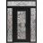 Front Exterior Prehung Aluminum Door / Iron 1633 Black / Entry Steel Metal Classic Painted 62 x 96 (14+36+14" x 80+16")-Left-hand Inswing Black