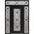 Front Exterior Prehung Aluminum Door / Iron 1655 Black / Entry Steel Metal Classic Painted 60 x 96 (12+36+12" x 80+16")-Right-hand Inswing Black
