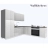 Kitchen Sofi Collection White Color 3D Surface Base Size 9Ft Wide White
