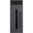 Front Exterior Prehung Steel Door / Ronex 0130 Grey / Transom Window Sidelite / Entry Metal Modern Painted W36" x H80+16" Left hand Inswing Gray