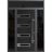 Front Exterior Prehung Steel Door / Ronex 0131 Grey / 2 Sidelight and Transom Window Sidelite / Entry Metal Modern Painted W12+36+12" x H80+16" Left hand Inswing Black