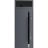 Front Exterior Prehung Steel Door / Ronex 1011 Grey / Transom Window Sidelite / Stainless Inserts Entry Metal Modern Painted W36" x H80+16" Left hand Inswing Gray