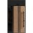 Front Exterior Prehung Steel Door / Ronex 1055 Teak / Sidelight and Transom Window Sidelite / Entry Metal Modern Painted W36+12" x H80+16" Left hand Inswing Oak