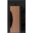 Front Exterior Prehung Steel Door / Ronex 1077 Teak / Sidelight and Transom Window Sidelite / Entry Metal Modern Painted W36+14" x H80+16" Right hand Inswing Teak