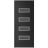 Front Exterior Prehung Metal-Plastic Door | Manux 8113 Matte Black | Office Commercial and Residential Doors Entrance Patio Garage W32" x H80" Right hand Inswing Black Matte
