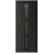 Front Exterior Prehung Metal-Plastic Door | Manux 8112 White Silk | Office Commercial and Residential Doors Entrance Patio Garage W36" x H80" Right hand Inswing Black Matte