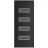 Front Exterior Prehung Metal-Plastic Door | Manux 8113 Matte Black | Office Commercial and Residential Doors Entrance Patio Garage W32" x H80" Left hand Inswing Black Matte