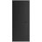 Front Exterior Prehung Metal-Plastic Door | Manux 8111 Walnut | Office Commercial and Residential Doors Entrance Patio Garage W36" x H80" Left hand Inswing Black Matte