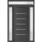 Front Exterior Prehung Metal-Plastic Door | Manux 8415 White Silk | 2 Side and Top Sidelite Transom | Office Commercial and Residential Doors Entrance Patio Garage 60" x 94" (W12+36+12" x H80+14") Right hand Inswing Antracite