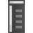Front Exterior Prehung Metal-Plastic Door | Manux 8113 Matte Black | Side and Top Sidelite Transom | Office Commercial and Residential Doors Entrance Patio Garage 44" x 94" (W32+12" x H80+14") Left hand Inswing Antracite