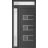 Front Exterior Prehung Metal-Plastic Door | Manux 8933 Antracite Grey | Side and Top Sidelite Transom | Office Commercial and Residential Doors Entrance Patio Garage 50" x 94" (W36+14" x H80+14") Right hand Inswing Antracite