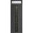 Front Exterior Prehung Metal-Plastic Door | Manux 8112 Antracite Grey | Top Sidelite Transom | Office Commercial and Residential Doors Entrance Patio Garage 36" x 94" (W36" x H80+14") Left hand Inswing Antracite