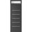 Front Exterior Prehung Metal-Plastic Door | Manux 8415 Matte Black | Top Sidelite Transom | Office Commercial and Residential Doors Entrance Patio Garage 30" x 94" (W30" x H80+14") Right hand Inswing Antracite