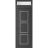 Front Exterior Prehung Metal-Plastic Door | Manux 8661 Matte Black | Top Sidelite Transom | Office Commercial and Residential Doors Entrance Patio Garage 36" x 94" (W36" x H80+14") Right hand Inswing Antracite