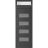 Front Exterior Prehung Metal-Plastic Door | Manux 8113 Matte Black | Top Sidelite Transom | Office Commercial and Residential Doors Entrance Patio Garage 36" x 94" (W36" x H80+14") Right hand Inswing Antracite