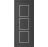 Front Exterior Prehung Metal-Plastic Door | Manux 8661 Antracite Grey | Office Commercial and Residential Doors Entrance Patio Garage W36" x H80" Right hand Inswing Antracite
