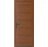 Front Exterior Prehung Metal-Plastic Door | Manux 8111 Matte Black | Office Commercial and Residential Doors Entrance Patio Garage W36" x H80" Right hand Inswing Walnut