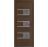 Front Exterior Prehung Metal-Plastic Door | Manux 8933 Antracite Grey | Office Commercial and Residential Doors Entrance Patio Garage W30" x H80" Left hand Inswing Walnut