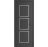 Front Exterior Prehung Metal-Plastic Door | Manux 8661 Antracite Grey | Office Commercial and Residential Doors Entrance Patio Garage W36" x H80" Left hand Inswing Antracite