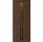 Front Exterior Prehung Metal-Plastic Door | Manux 8112 White Silk | Office Commercial and Residential Doors Entrance Patio Garage W36" x H80" Right hand Inswing Walnut