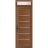 Front Exterior Prehung Metal-Plastic Door | Manux 8415 Matte Black | Top Sidelite Transom | Office Commercial and Residential Doors Entrance Patio Garage 30" x 94" (W30" x H80+14") Right hand Inswing Walnut
