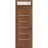 Front Exterior Prehung Metal-Plastic Door | Manux 8415 Antracite Grey | Top Sidelite Transom | Office Commercial and Residential Doors Entrance Patio Garage 36" x 94" (W36" x H80+14") Left hand Inswing Walnut