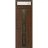 Front Exterior Prehung Metal-Plastic Door Frosted Glass / MANUX 8112 White Silk / Office Commercial and Residential Doors Entrance Patio Garage 32 x 96 (32" x 80+16") Right-hand Inswing Walnut