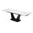 Dining Table PARMA 55(78)x31x29 Laminam Emperador Extra Laminam Bianco Statuario Venato