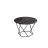 Coffe Table VENICE 23x17 BLACK GLASS Richmond Black