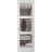 Hidden Door | Lucia 2555 White Silk Concealed Metal Frame 18" x 80" Right-hand Inswing White Silk