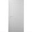 Front Exterior Prehung Metal-Plastic Door | Manux 8111 Matte Black | Office Commercial and Residential Doors Entrance Patio Garage W36" x H80" Right hand Inswing White