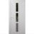 Front Exterior Prehung Metal-Plastic Door Frosted Glass / MANUX 8112 White Silk / Office Commercial and Residential Doors Entrance Patio Garage 32 x 80 (32" x 80") Right-hand Inswing White