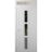 Front Exterior Prehung Metal-Plastic Door Frosted Glass / MANUX 8112 White Silk / Office Commercial and Residential Doors Entrance Patio Garage 32 x 96 (32" x 80+16") Right-hand Inswing White