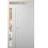 Front Exterior Prehung Metal-Plastic Door | Manux 8111 Matte Black | Side and Top Sidelite Transom | Office Commercial and Residential Doors Entrance Patio Garage 48" x 94" (W36+12" x H80+14") Right hand Inswing White