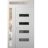 Front Exterior Prehung Metal-Plastic Door | Manux 8113 Antracite Grey | Side and Top Sidelite Transom | Office Commercial and Residential Doors Entrance Patio Garage 48" x 94" (W36+12" x H80+14") Right hand Inswing White