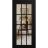 Front Exterior Prehung Metal-Plastic Door Clear Glass / MANUX 8355 White Silk / Office Commercial and Residential Doors Entrance Patio Garage 36" x 80" Left-Hand Inswing Black Matte