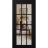 Front Exterior Prehung Metal-Plastic Door Clear Glass / MANUX 8355 Matte Black / Office Commercial and Residential Doors Entrance Patio Garage 36" x 80" Right-Hand Inswing Black Matte